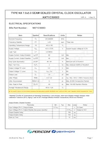 NX71C50003 Datasheet Page 3