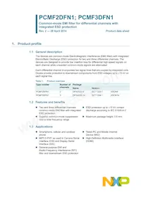 PCMF3DFN1X Datasheet Pagina 2