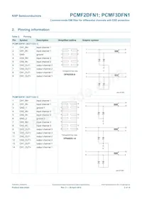 PCMF3DFN1X Datasheet Page 3