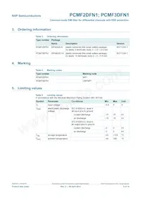 PCMF3DFN1X Datasheet Pagina 4