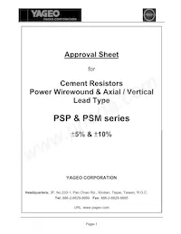 PSP500KR-15K Datenblatt Cover