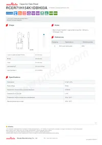 RCER71H154K1DBH03A Datasheet Cover