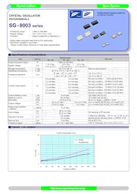 SG-8003BA-SCM Datasheet Cover