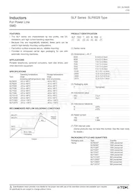 SLF6028T-101MR42 Datasheet Cover