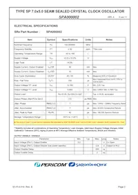 SPA000002 Datasheet Page 3