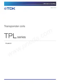 TPL802727-492H Datasheet Cover