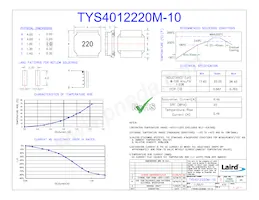 TYS4012220M-10 Datasheet Copertura