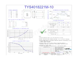 TYS4018221M-10 Datasheet Cover