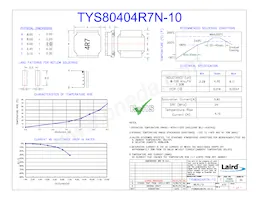 TYS80404R7N-10 Datasheet Copertura