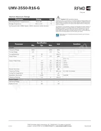UMV-3550-R16-G Datasheet Pagina 2