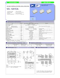 VG-1201CA 30.7200M-FBNC3 Datasheet Cover