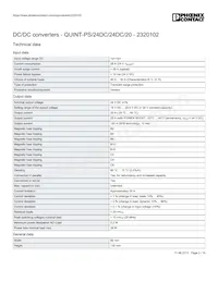 2320102 Datasheet Page 2