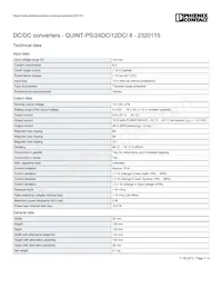 2320115 Datasheet Page 2