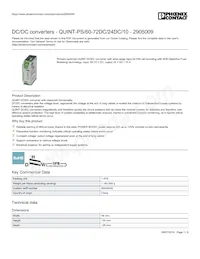 2905009 Datasheet Cover