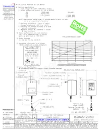 830AS12080 Datasheet Cover