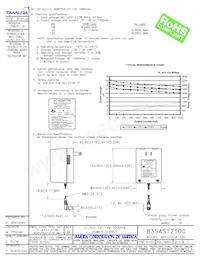 835AS12100 Datasheet Cover