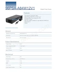 96PSA-A84W12V1 Datasheet Cover