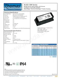 BLED12W-024-C0500 Datenblatt Cover