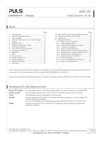 CD5.121 Datasheet Pagina 2