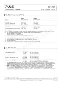 CD5.121 Datasheet Pagina 10