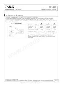 CD5.121 Datasheet Pagina 14