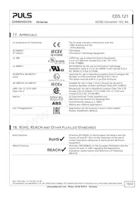 CD5.121 Datasheet Pagina 15