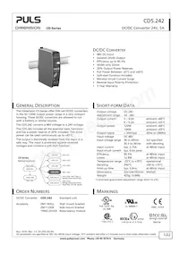 CD5.242 Datasheet Cover