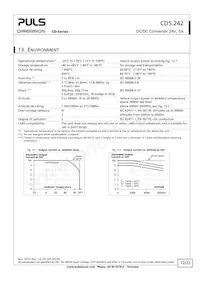 CD5.242 Datasheet Pagina 12