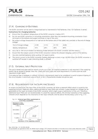 CD5.242 Datasheet Page 19