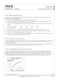 CD5.243 Datasheet Page 19