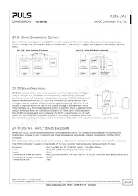 CD5.243 Datasheet Page 21