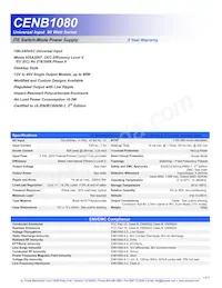 CENB1080A1803F01 Datasheet Cover
