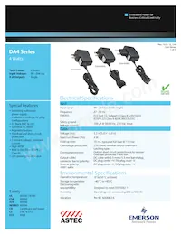 DA4-050US Datasheet Copertura