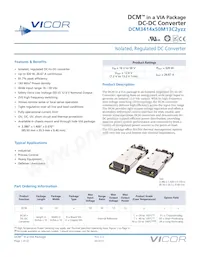 DCM3414V50M13C2T01 Datasheet Cover