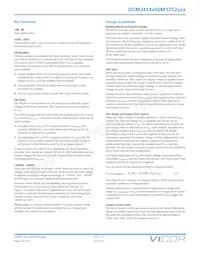 DCM3414V50M17C2C01 Datasheet Pagina 16