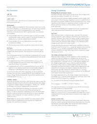 DCM3414V50M26C2T01 Datasheet Pagina 16