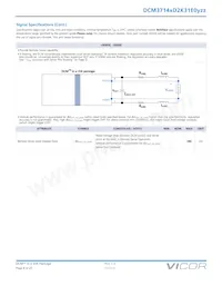 DCM3714VD2K31E0C01 데이터 시트 페이지 8