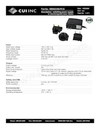 DMS033160-P5-IC Datasheet Cover