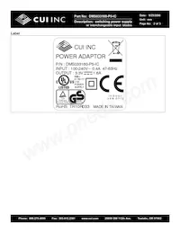 DMS033160-P5-IC Datasheet Page 2