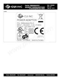 DMS240040-P5-IC數據表 頁面 2