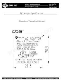 DPD090020-P5P-TK Datasheet Pagina 6