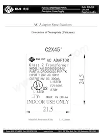 DPD090030-P1P-TK 데이터 시트 페이지 6