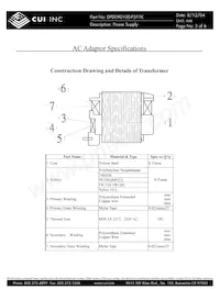 DPD090100-P5P-TK Datasheet Pagina 3