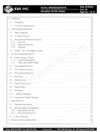 DPS060250U-P5P-TK Datasheet Cover