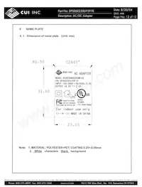 DPS060250U-P5P-TK Datasheet Pagina 12