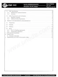 DPS090167U-P5P-TK Datasheet Pagina 2