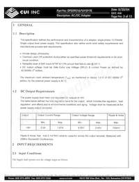 DPS090167U-P5P-TK Datasheet Pagina 3