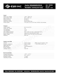 DPS240050UPS-P5P-SZ Datasheet Cover