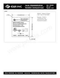 DPS240050UPS-P5P-SZ數據表 頁面 2