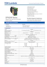 DPX2024WD15 Datasheet Cover